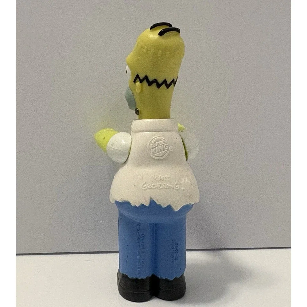 The Simpsons Burger King Spooky Halloween Zombie Homer W/ Skeleton Bart